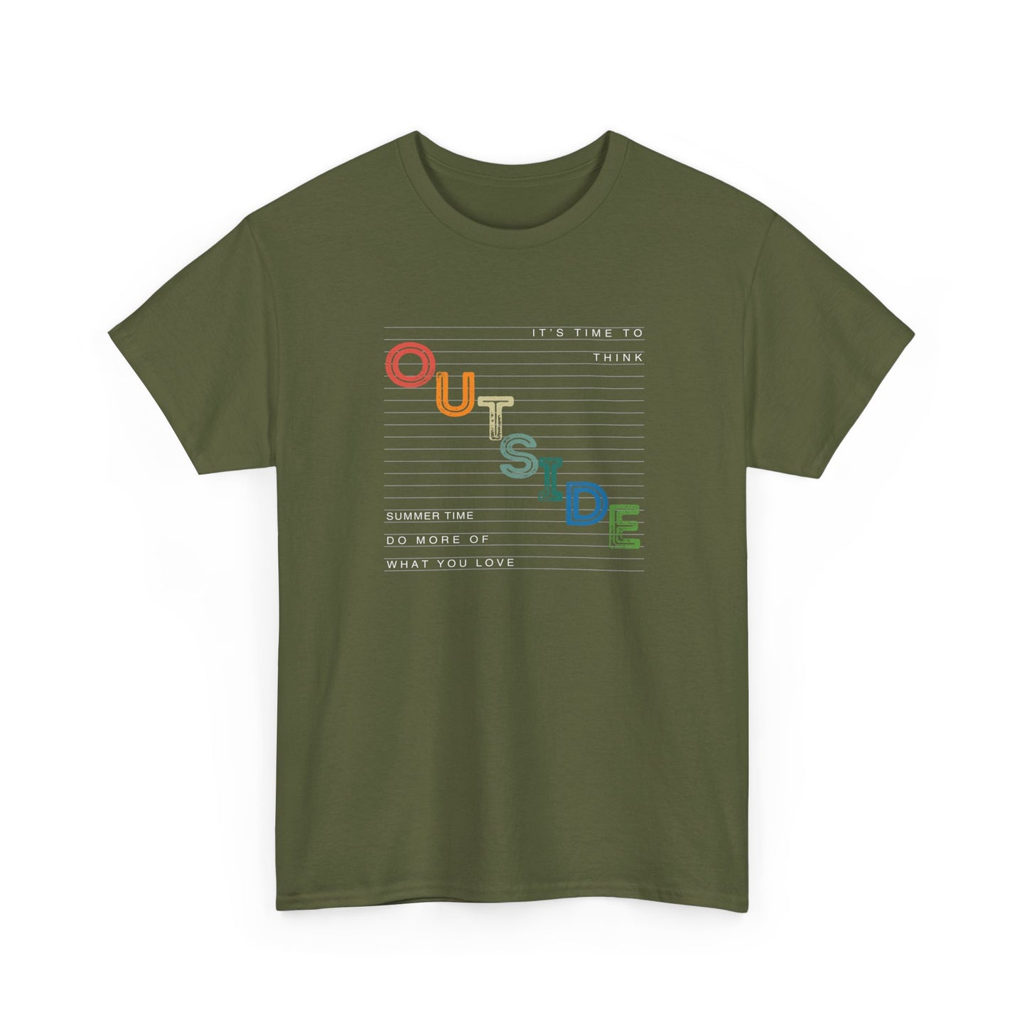 Think Outside - Adult Heavy Cotton Tee