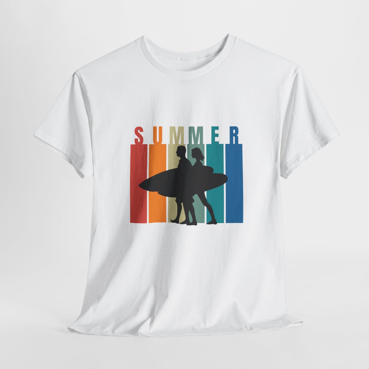 Summer Surf - Adult Heavy Cotton Tee