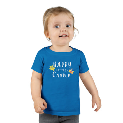 Happy Little Camper Flower & Butterfly - Toddler T-shirt