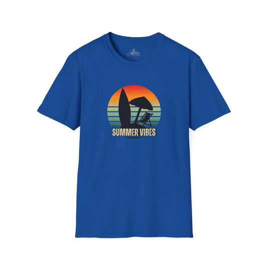 Retro Summer Vibes - Adult Heavy Cotton Tee