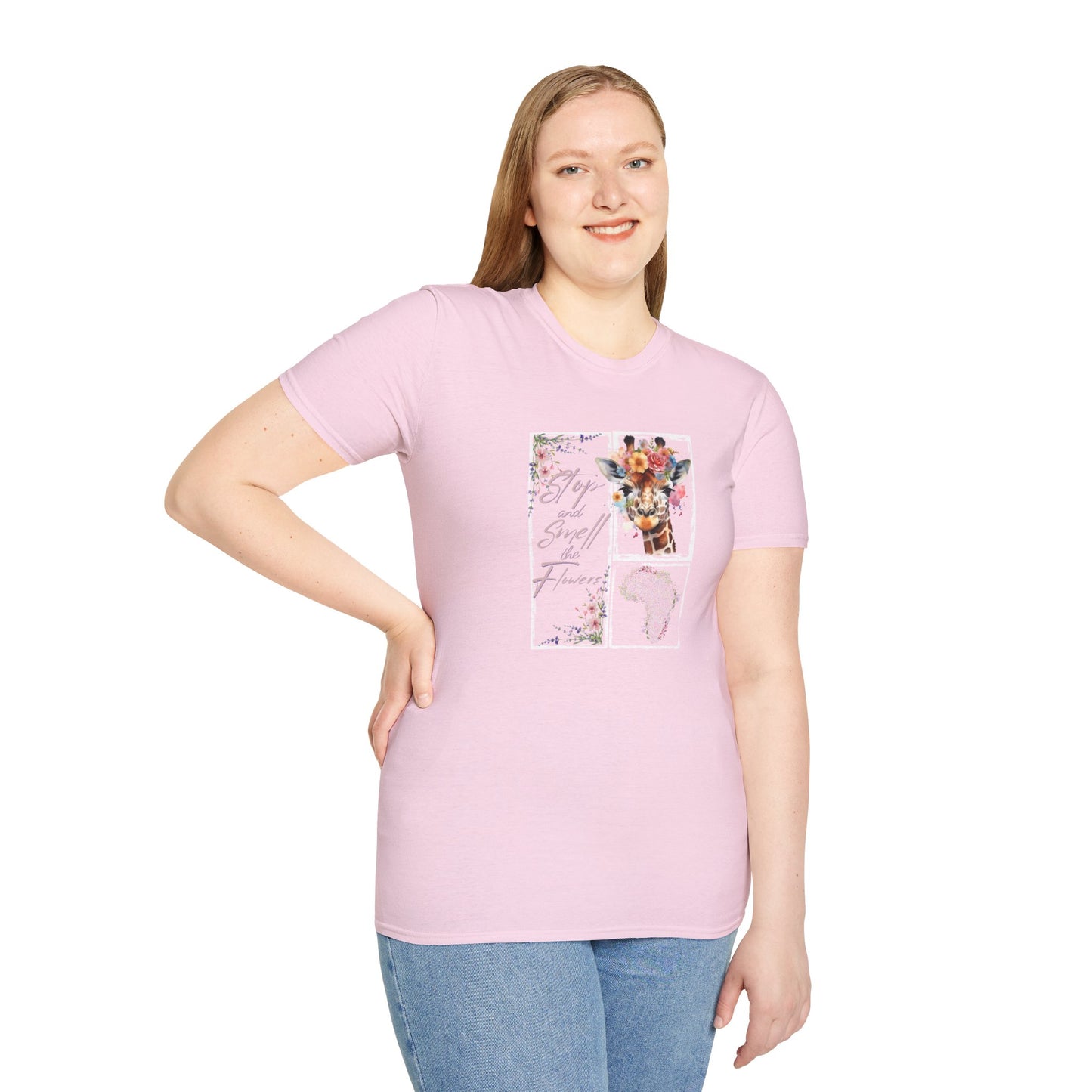 Smell the Flowers - Adult  Heavy Cotton Tee