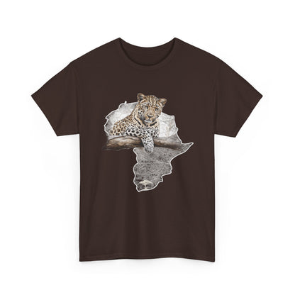 Africa Leopard - Adult Heavy Cotton Tee