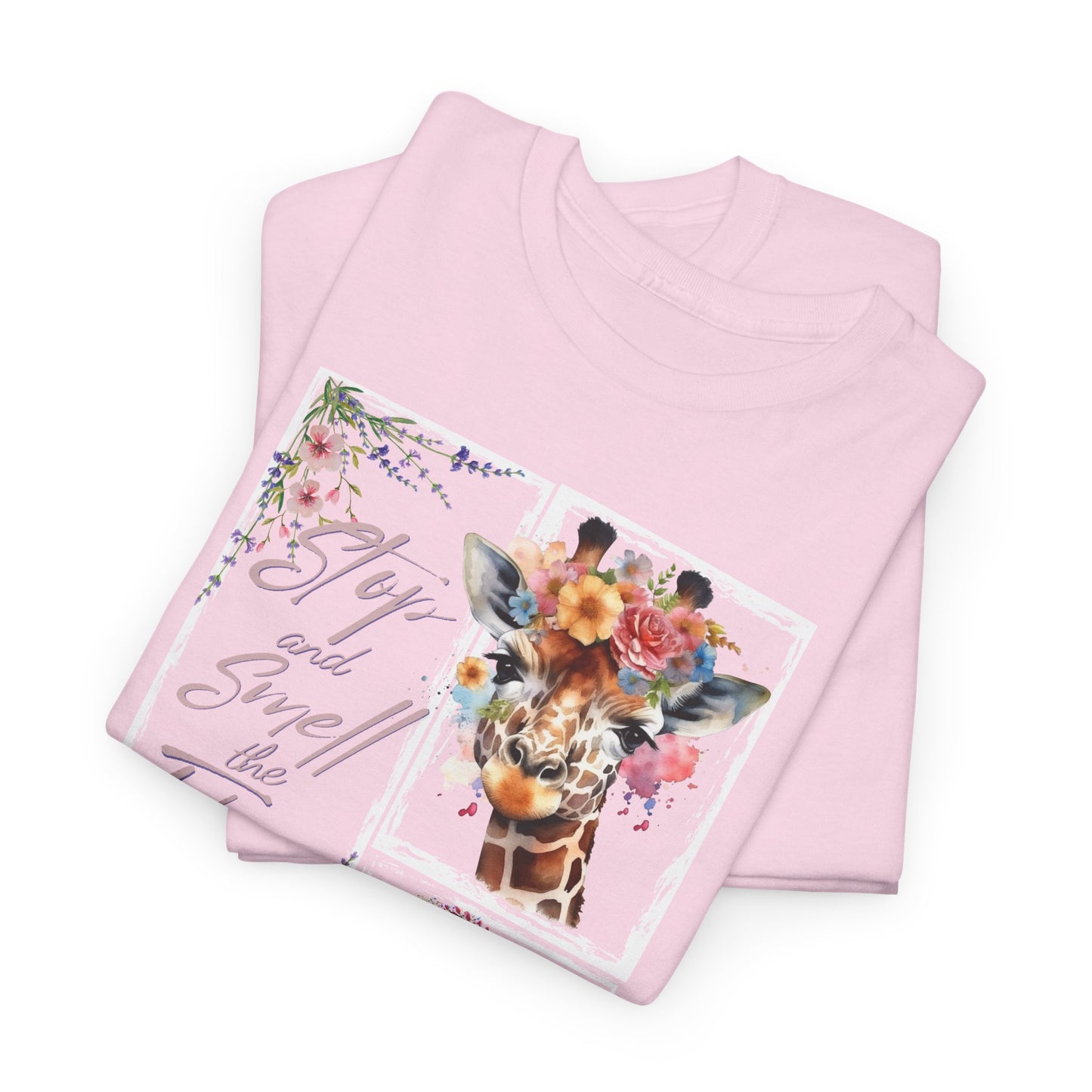 Smell the Flowers - Adult Heavy Cotton Tee