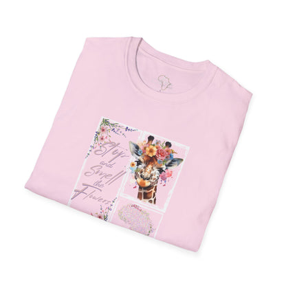 Smell the Flowers - Adult  Heavy Cotton Tee