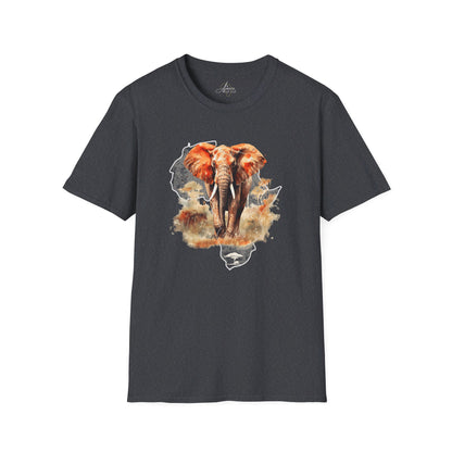 Africa Elephant - Adult Softstyle T-Shirt