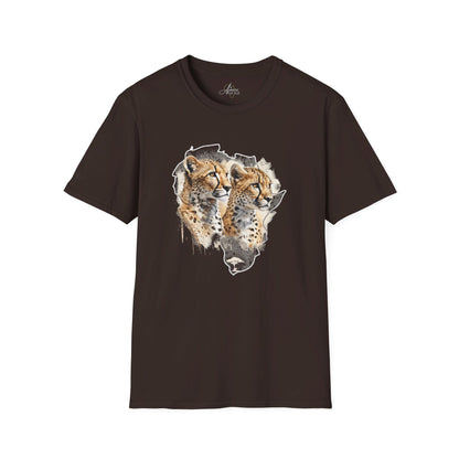 Africa Cheetahs - Adult Heavy Cotton T-shirt