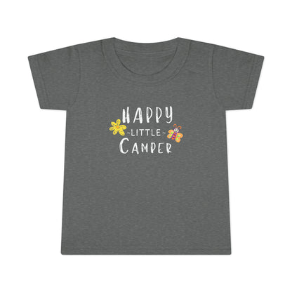 Happy Little Camper Flower & Butterfly - Toddler T-shirt