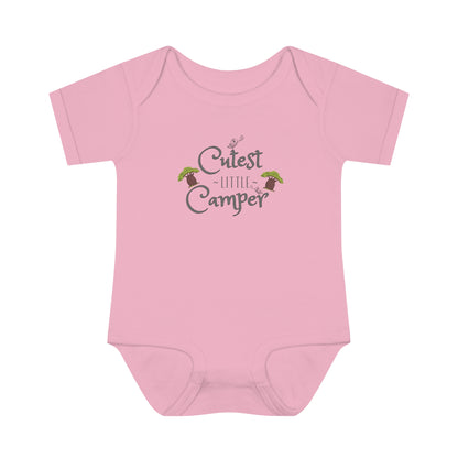 Cutest Little Camper Bird & Baobabs - Infant Baby Rib Bodysuit