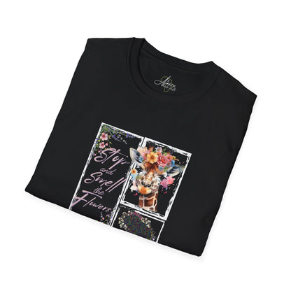 Smell the Flowers - Adult  Heavy Cotton Tee