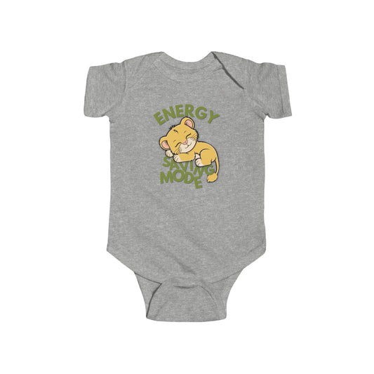 Energy Saving Lion - Fine Jersey Bodysuit