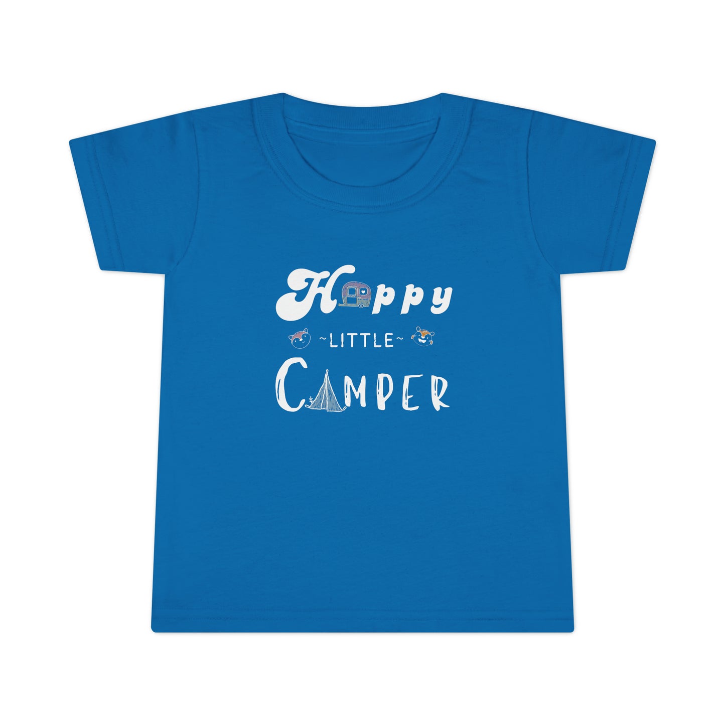 Happy Little Camper Animals - Toddler T-shirt