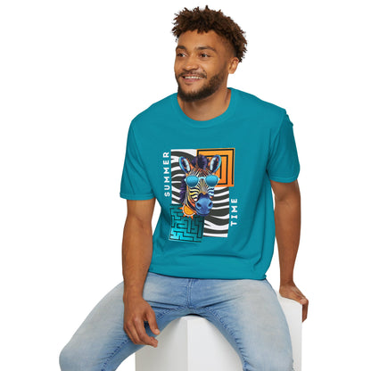 Cool Zebra - Adult Heavy Cotton Tee