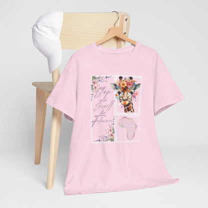 Smell the Flowers - Adult Heavy Cotton Tee