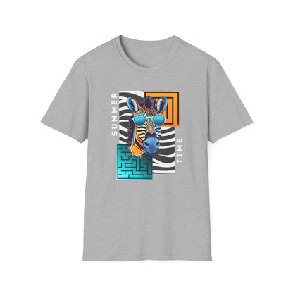 Cool Zebra - Adult Heavy Cotton Tee