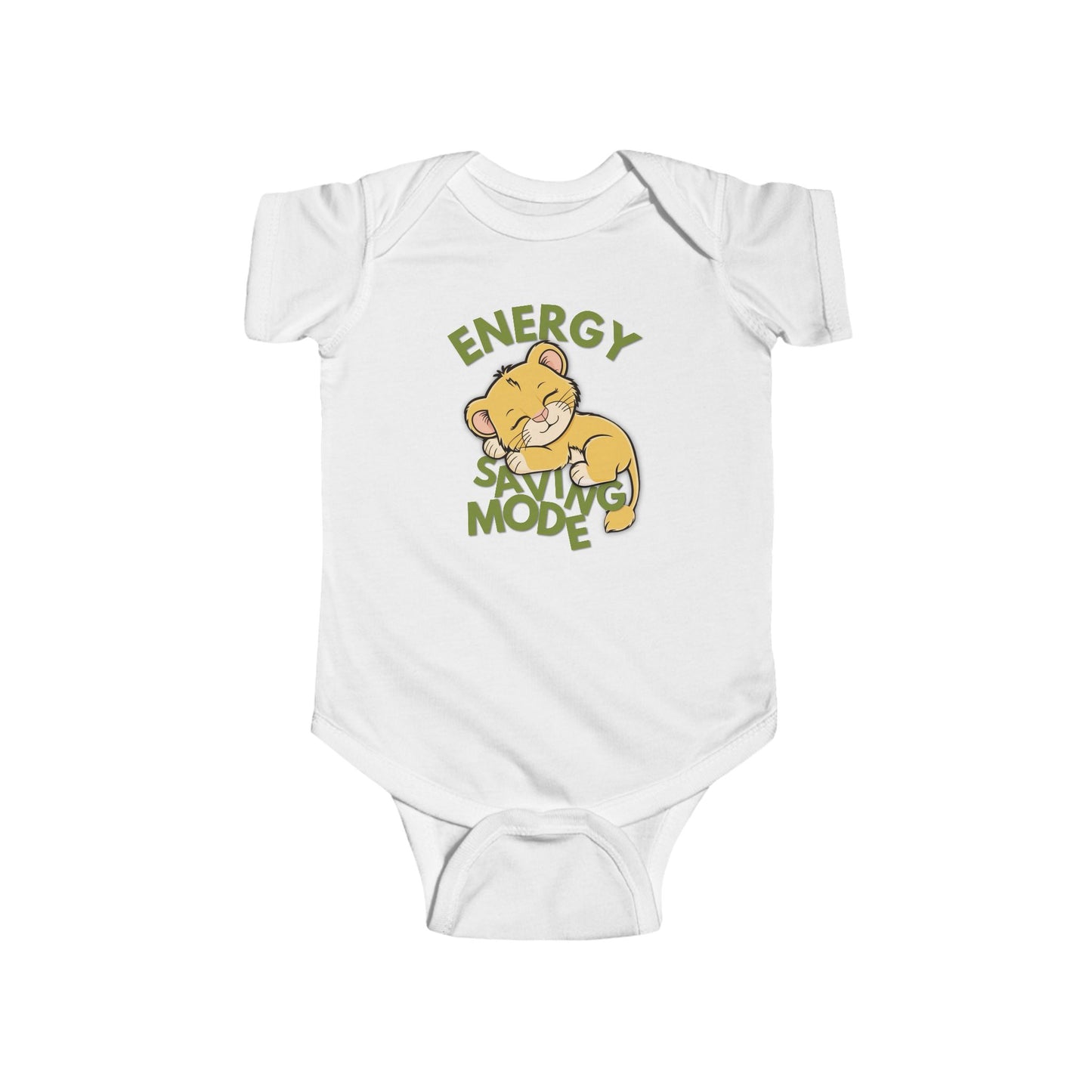 Energy Saving Lion - Fine Jersey Bodysuit