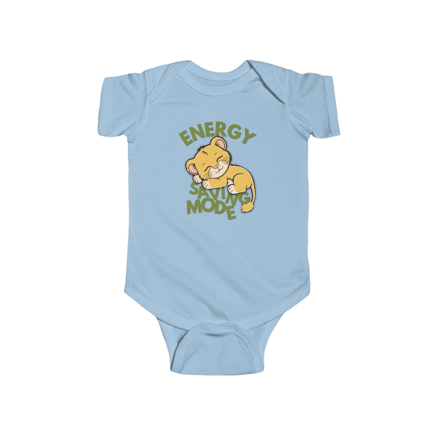 Energy Saving Lion - Fine Jersey Bodysuit