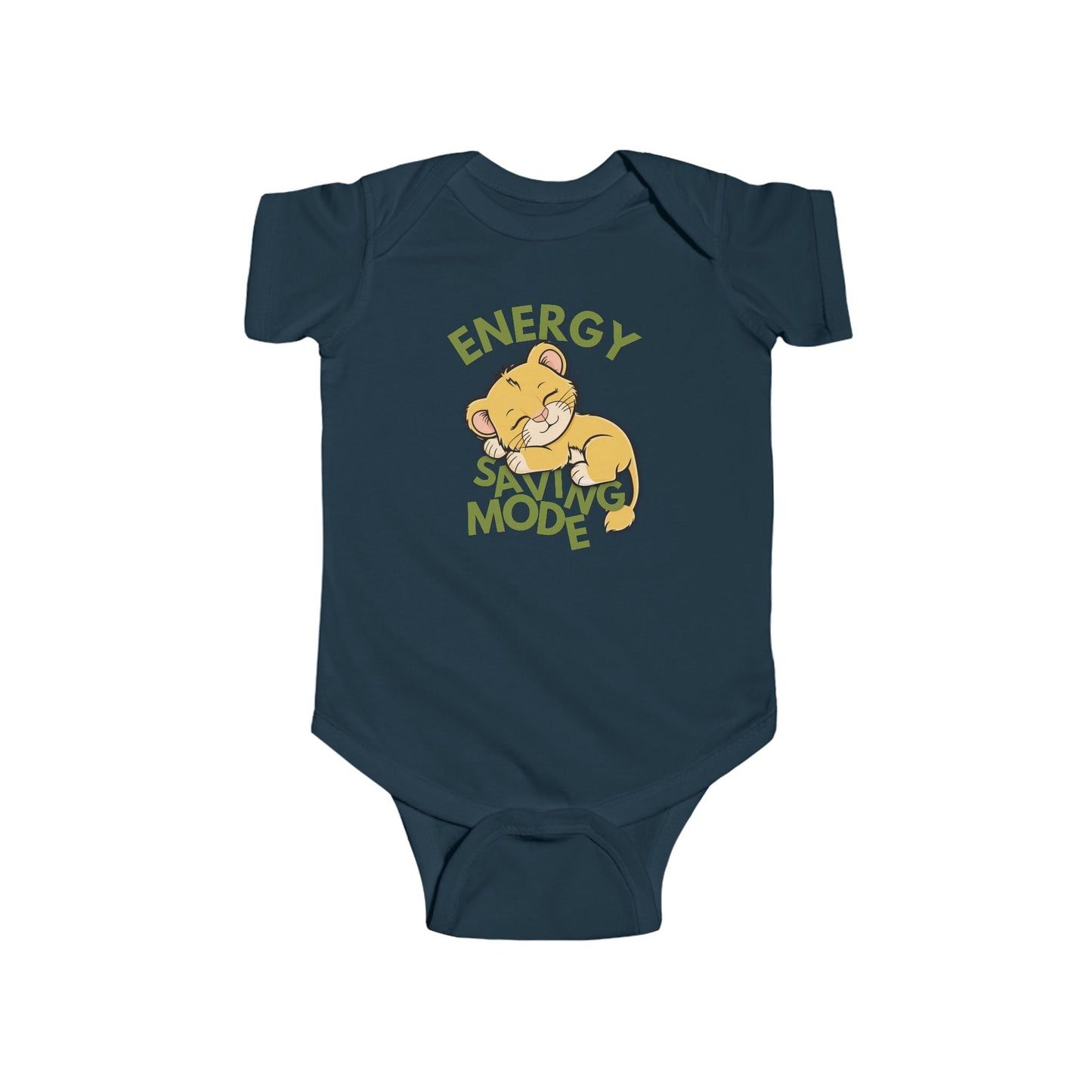 Energy Saving Lion - Fine Jersey Bodysuit