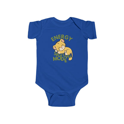 Energy Saving Lion - Fine Jersey Bodysuit