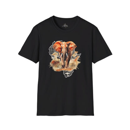 Africa Elephant - Adult Softstyle T-Shirt