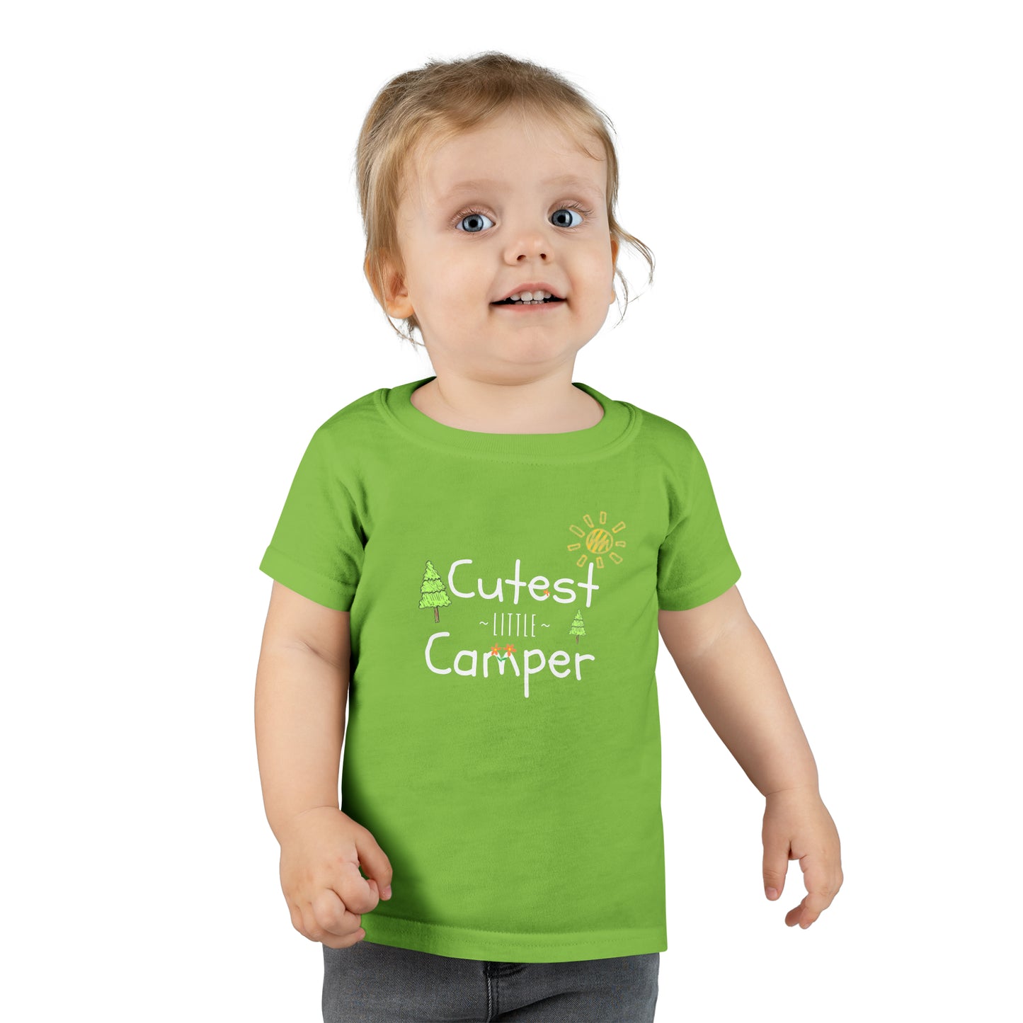 Cutest Little Camper Sunshine & Trees - Toddler T-shirt