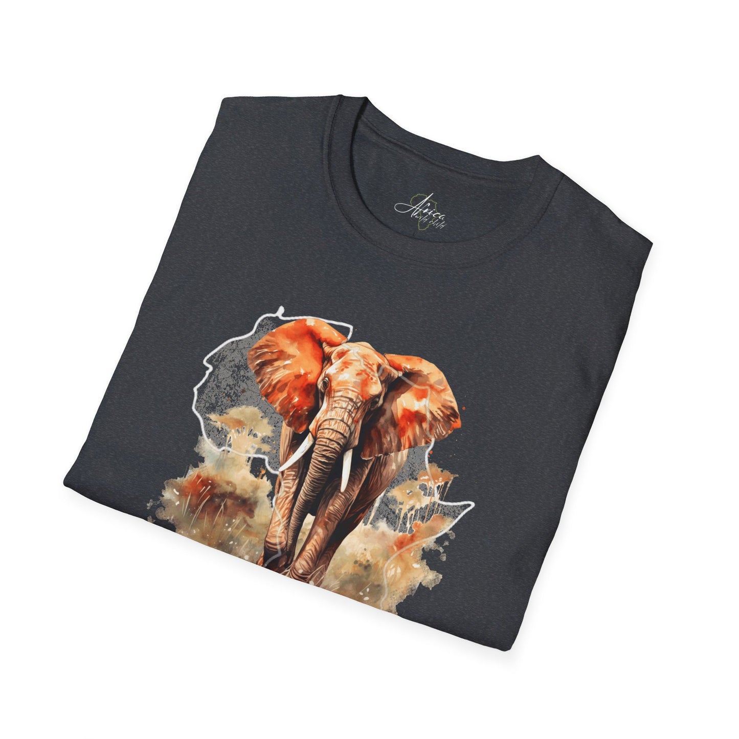 African Elephant - Adult Heavy Cotton T-shirt