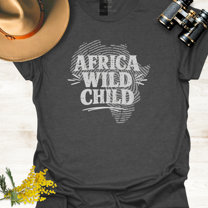Africa Map Fingerprint Graphic T-Shirt