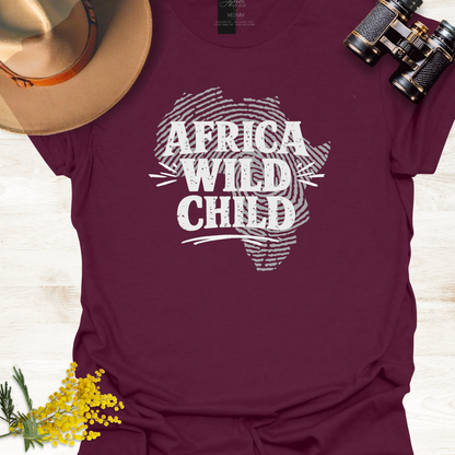 Africa Map Fingerprint Graphic T-Shirt