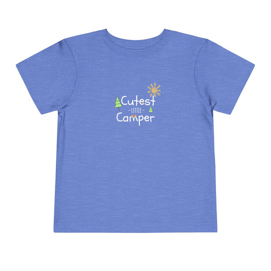 Cutest Little Camper Sunshine Trees - Toddler T-shirt