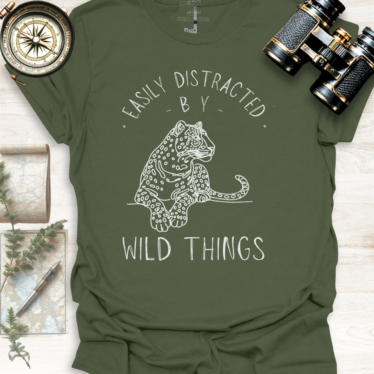 Africa Leopard - Wildlife T-Shirt  🦊