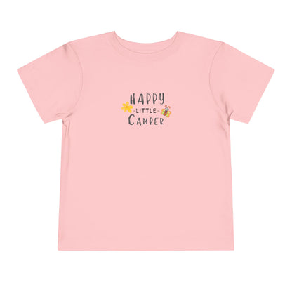 Happy Little Camper - Flower Butterfly - Toddler T-shirt