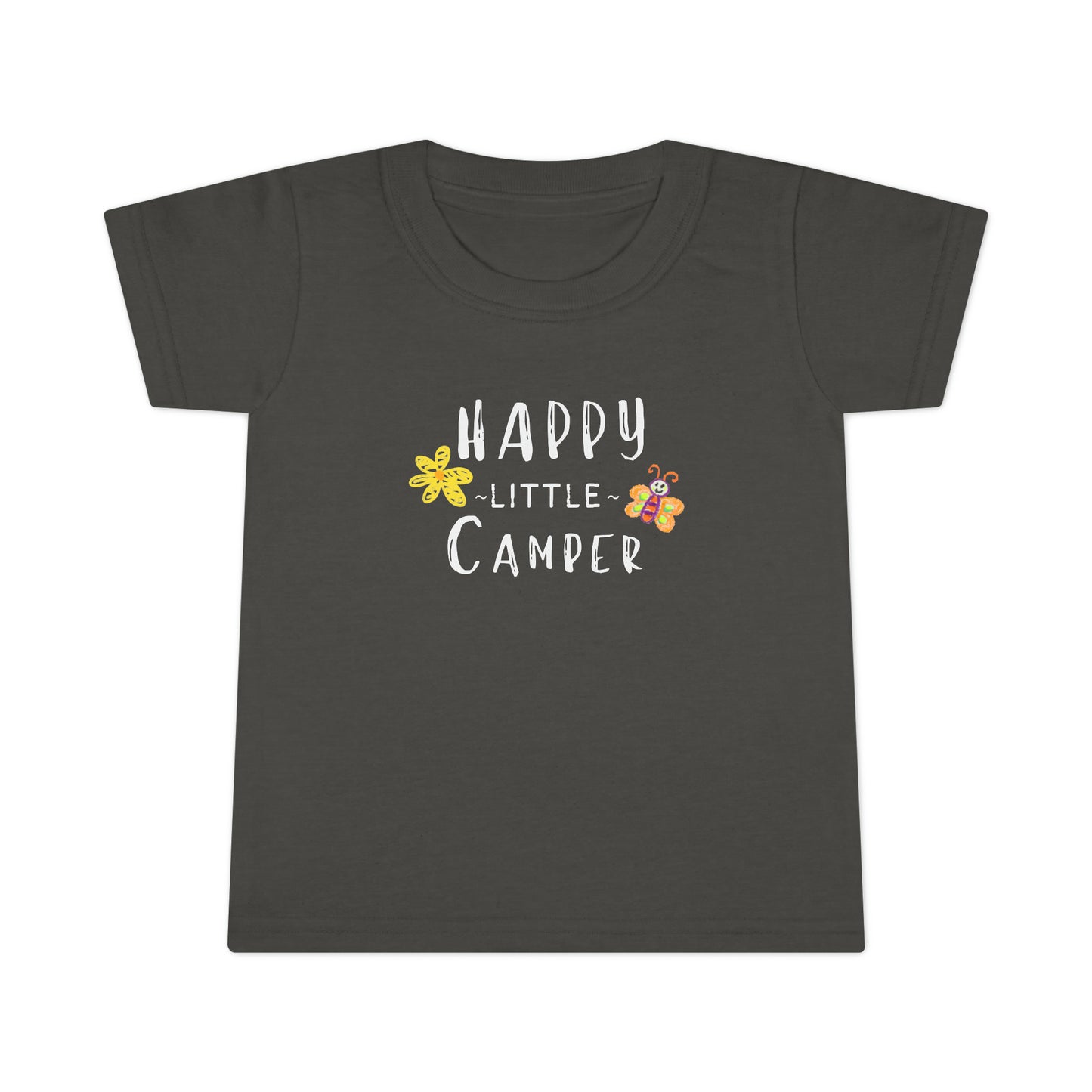 Happy Little Camper Flower & Butterfly - Toddler T-shirt