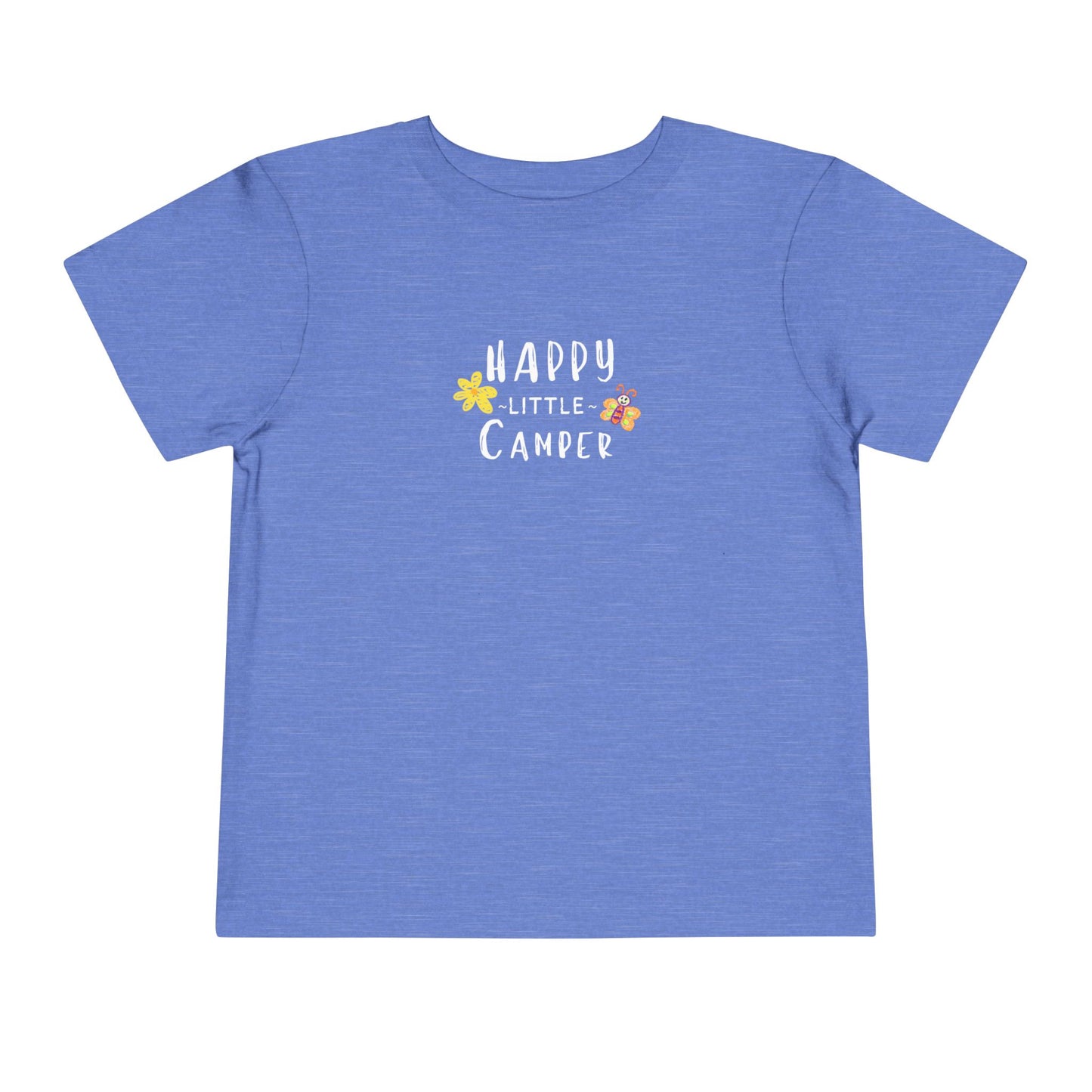 Happy Little Camper - Flower Butterfly - Toddler T-shirt