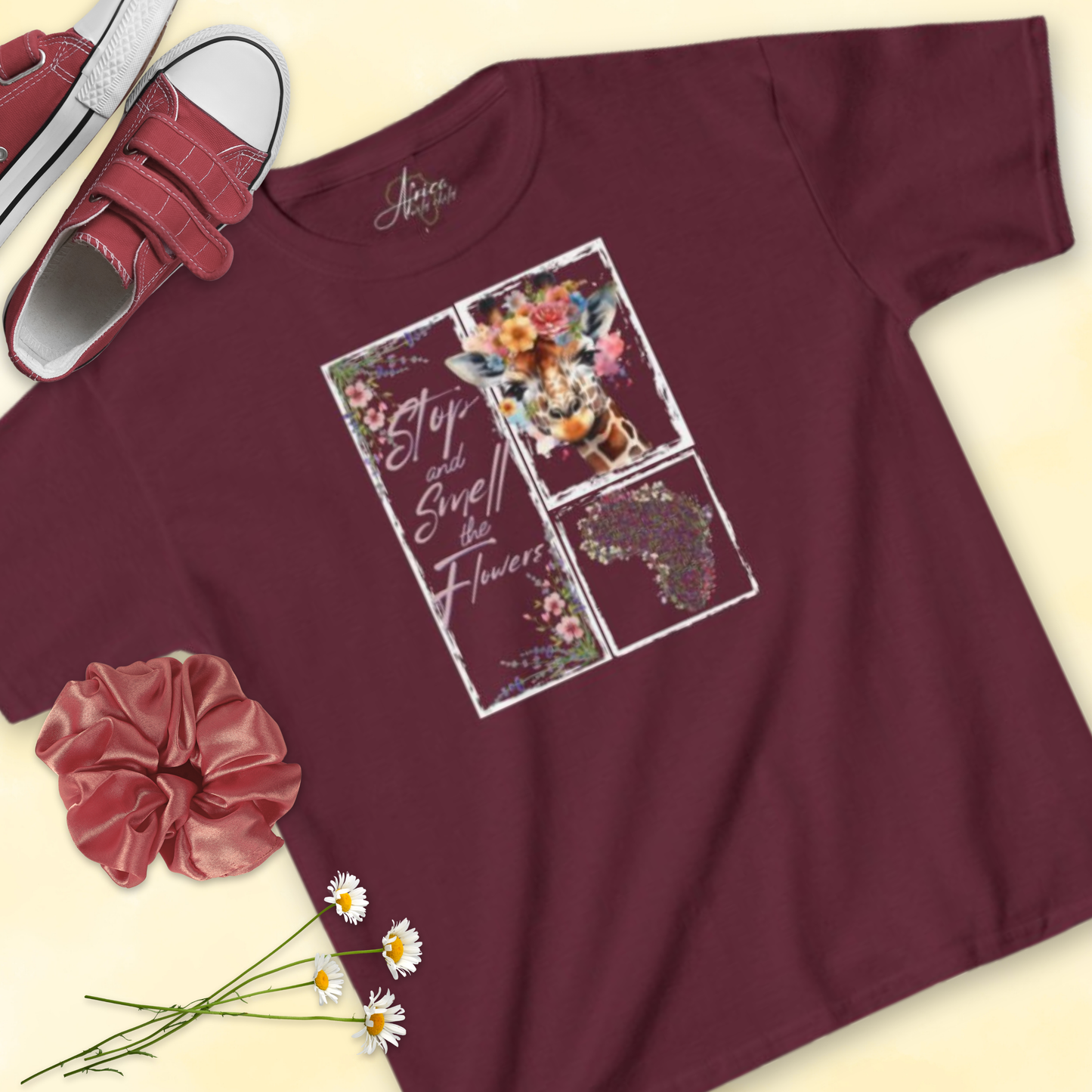Smell The Flowers - Kids Tee