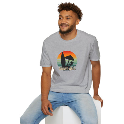 Retro Summer Vibes - Adult Heavy Cotton Tee