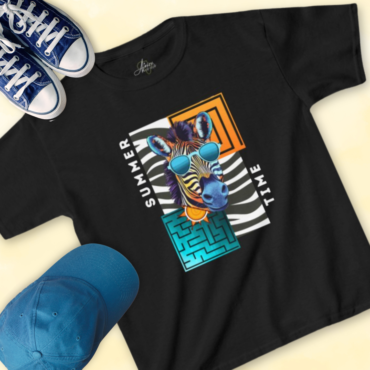 Cool Zebra - Kids Tee