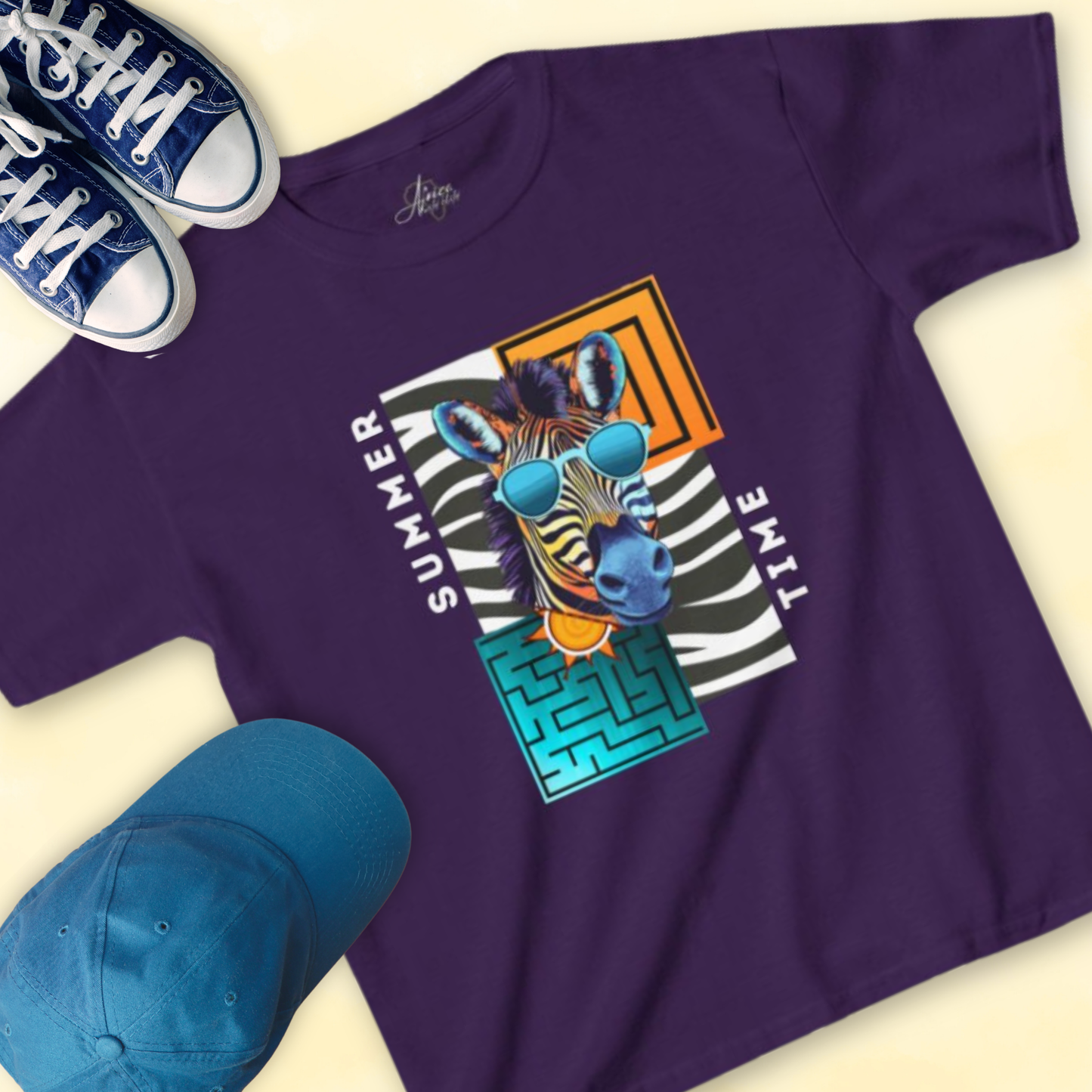 Cool Zebra - Kids Tee