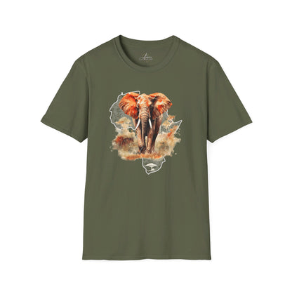 Africa Elephant - Adult Softstyle T-Shirt