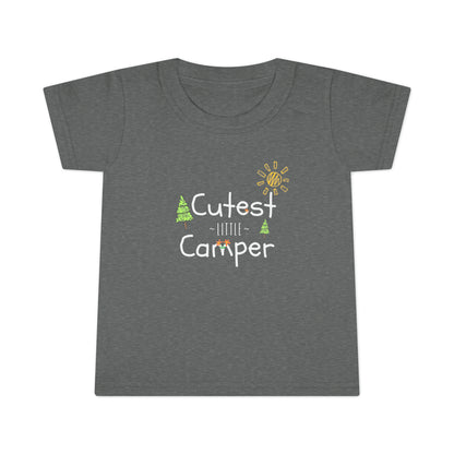 Cutest Little Camper Sunshine & Trees - Toddler T-shirt