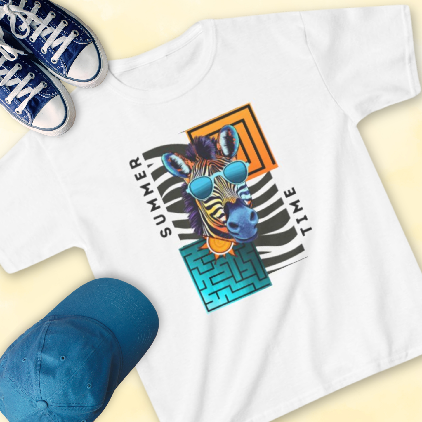 Cool Zebra - Kids Tee