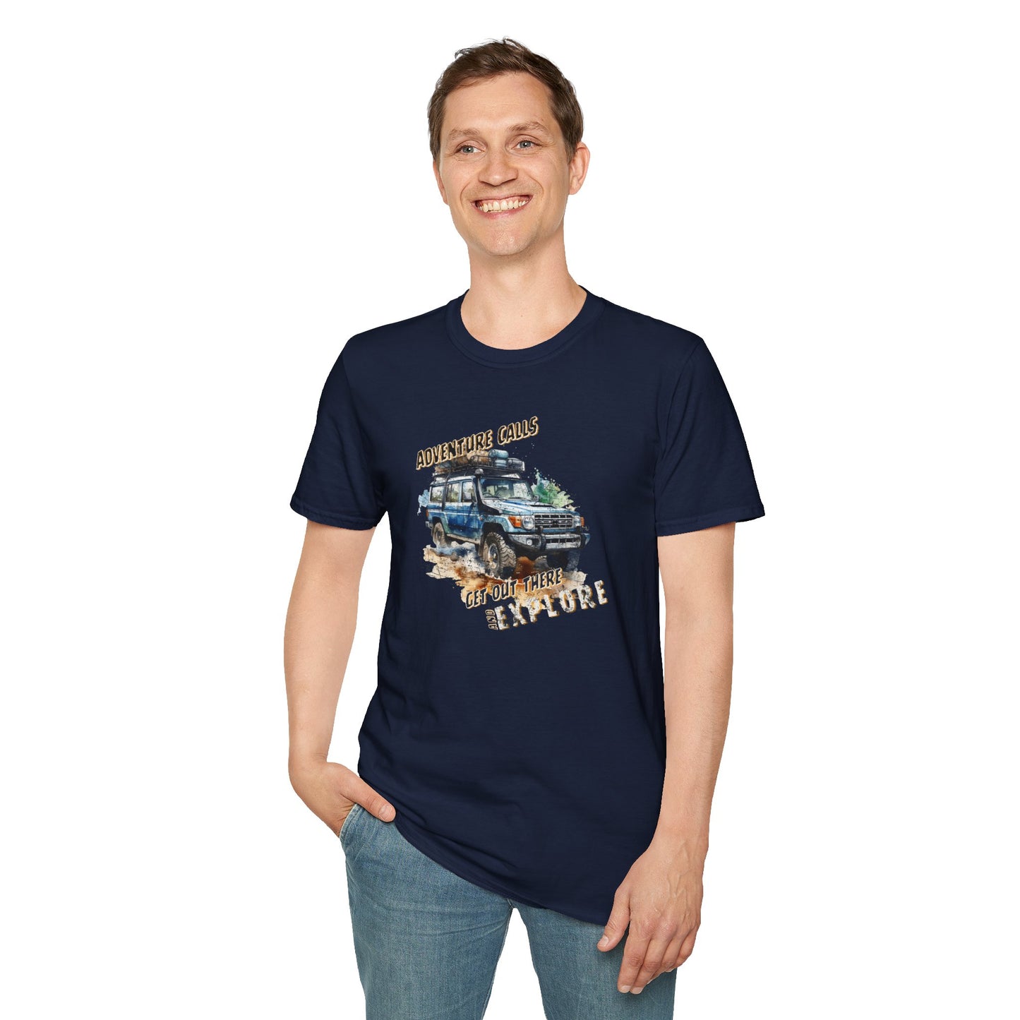 Adventure Calls - Adult Softstyle T-Shirt