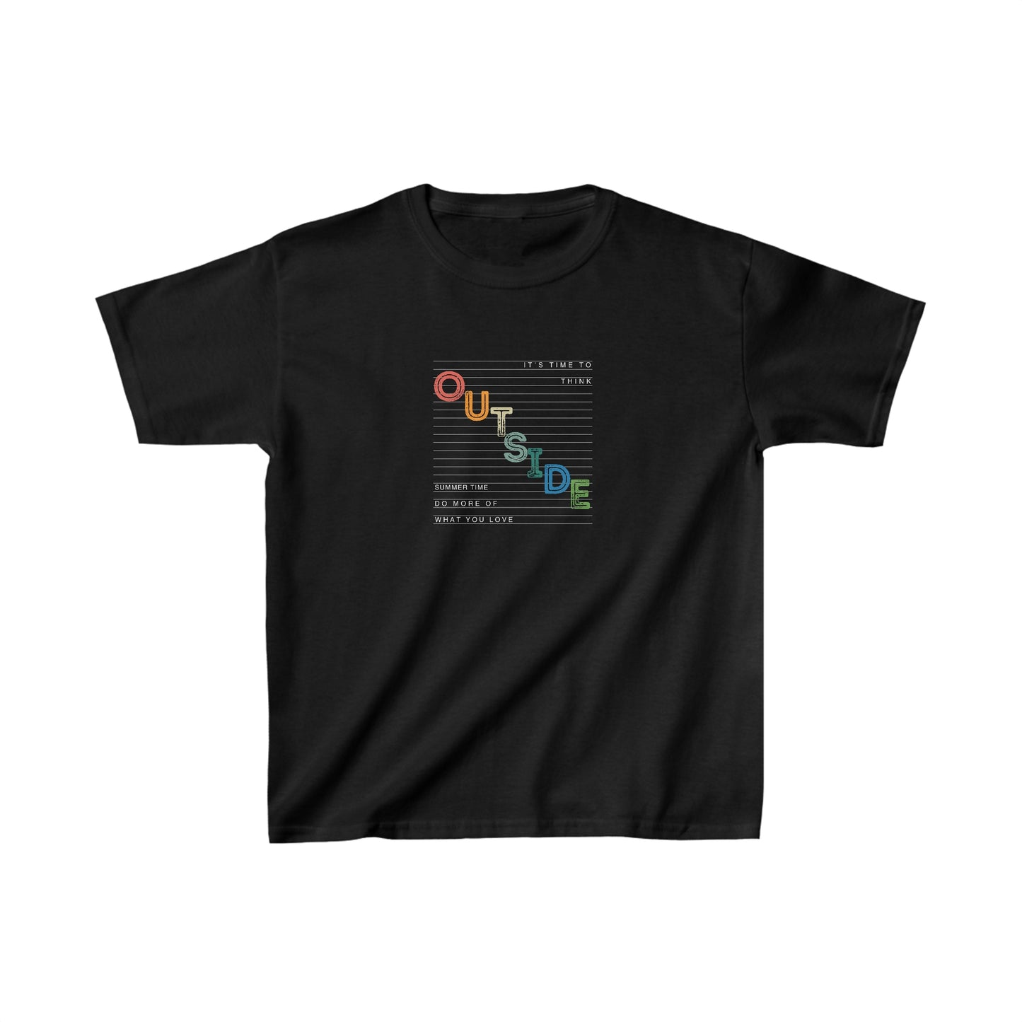 Think Outside - Kids Heavy Cotton Tee