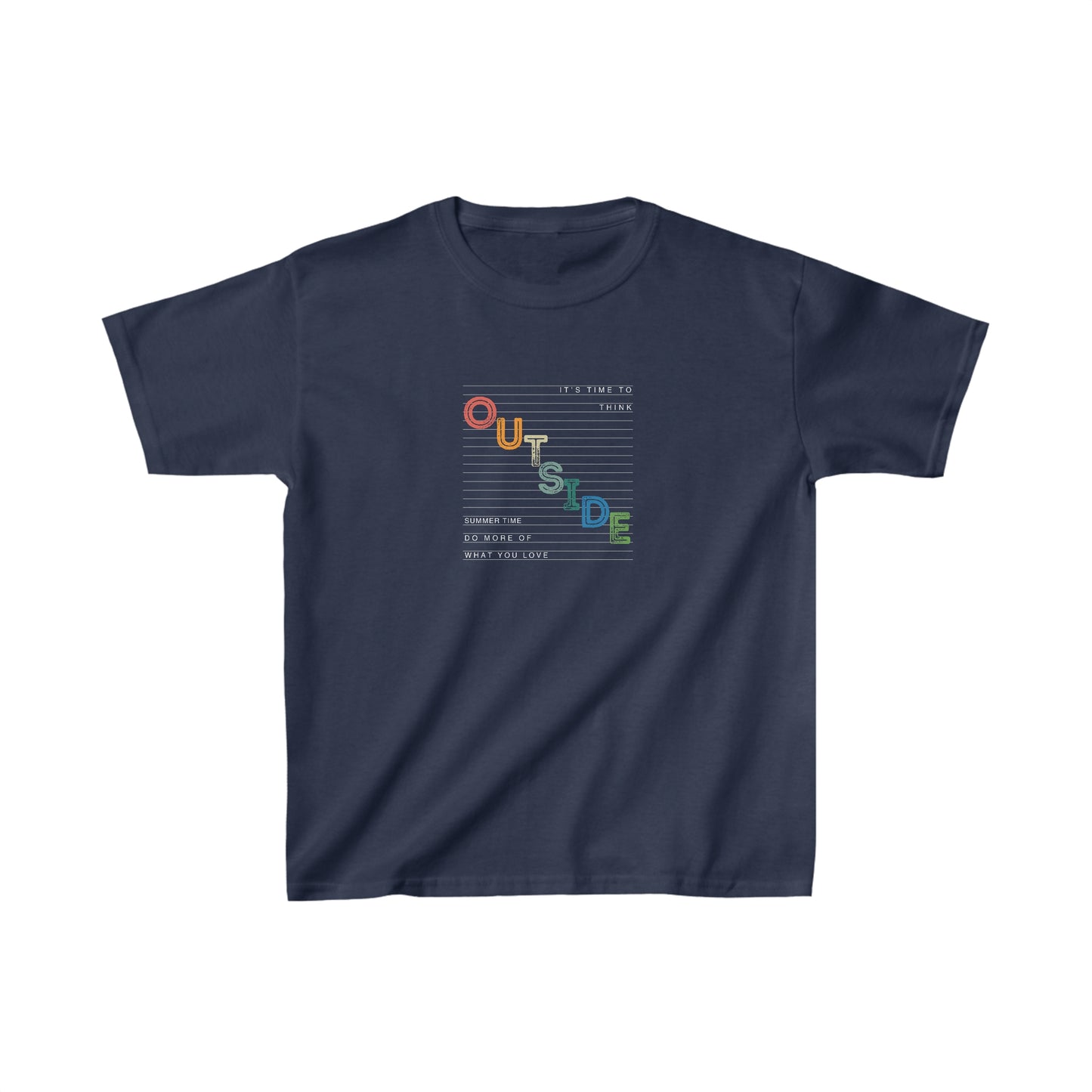 Think Outside - Kids Heavy Cotton Tee