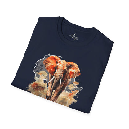 African Elephant - Adult Heavy Cotton T-shirt