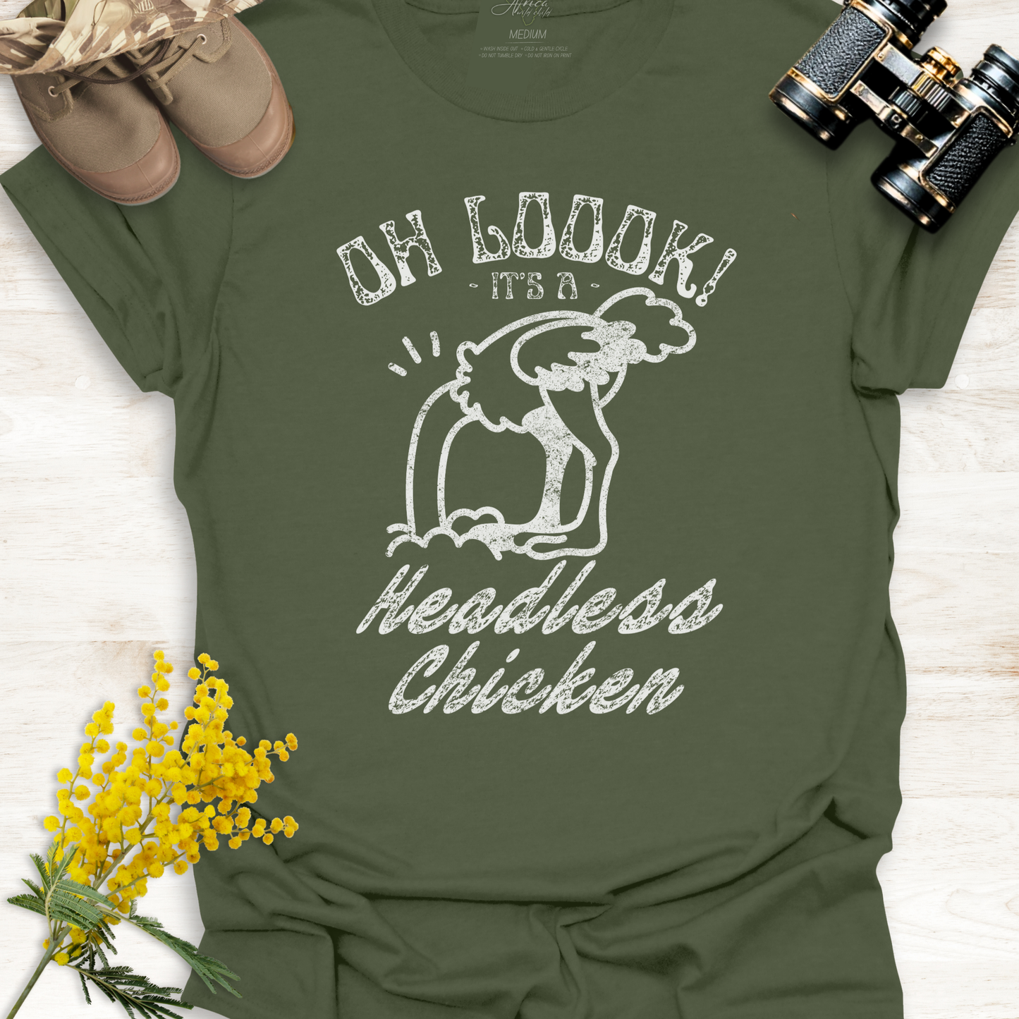 Chicken-Ostrich - Wildlife T-Shirt  🦔