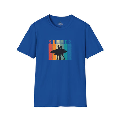 Summer Surf - Adults Heavy Cotton Tee