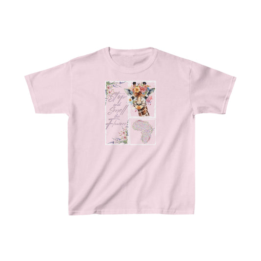 Smell The Flowers - Kids Heavy Cotton Tee