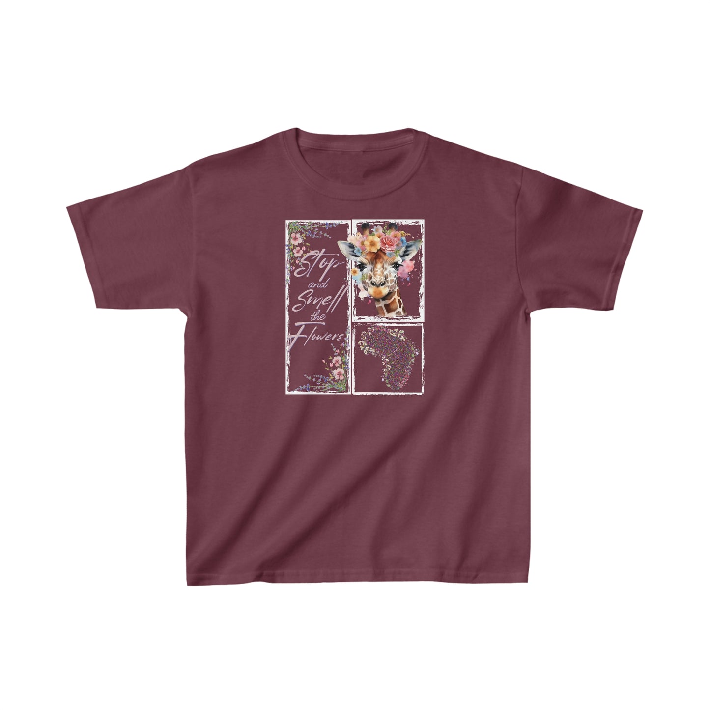 Smell The Flowers - Kids Heavy Cotton Tee