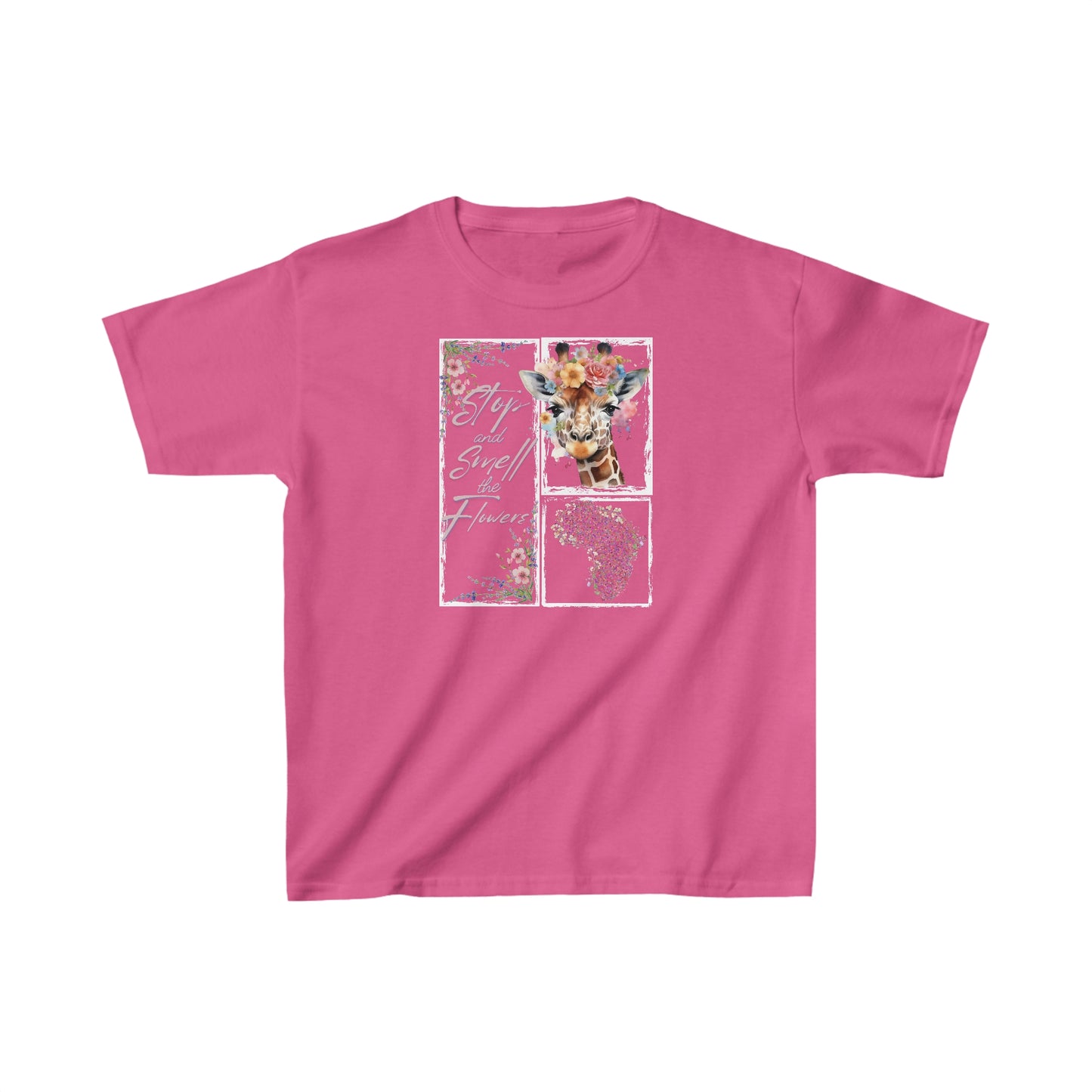 Smell The Flowers - Kids Heavy Cotton Tee