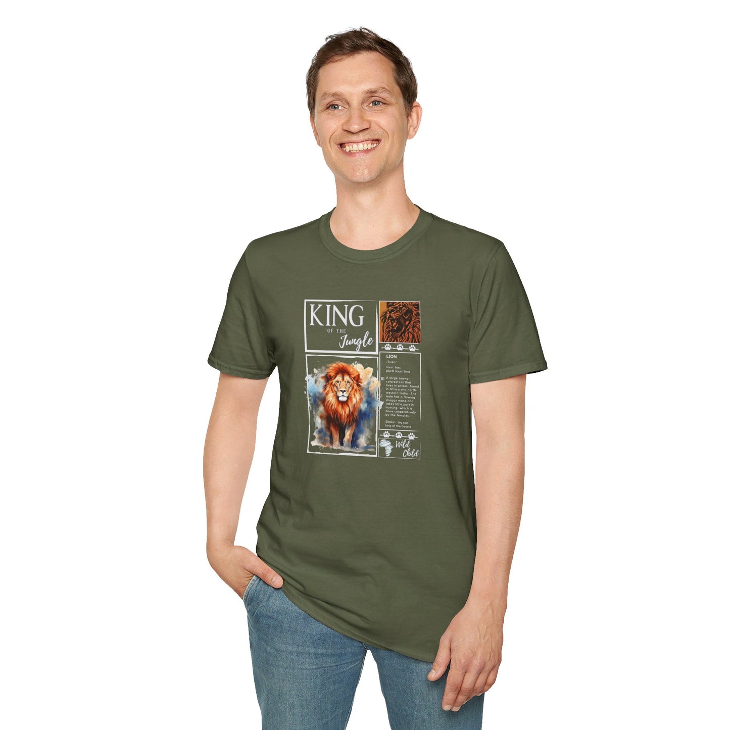 King of the Jungle - Unisex Heavy Cotton Tee