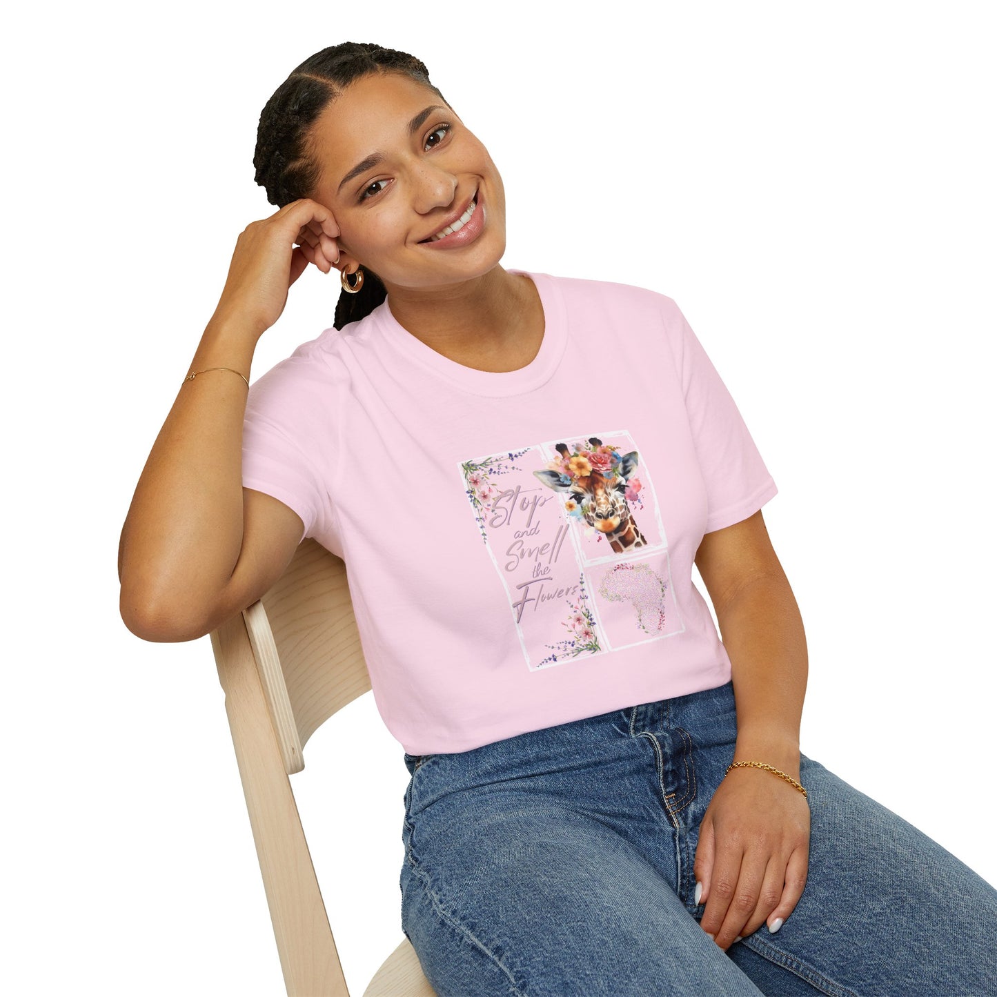 Smell the Flowers - Adult  Heavy Cotton Tee